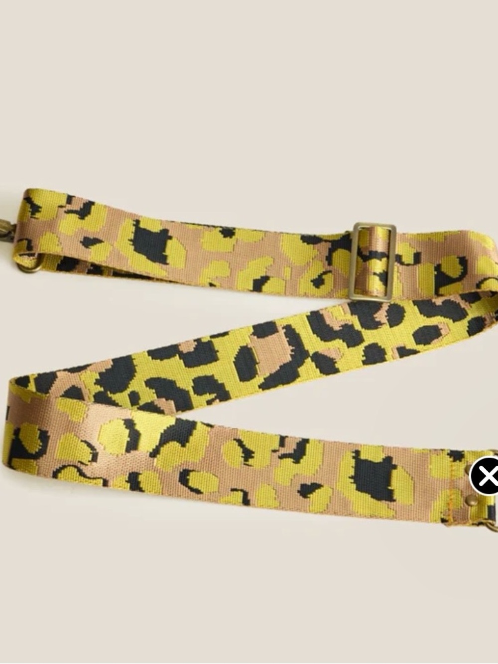 Parker Thatch Adjustable Crossbody Strap -
Leopard Golden